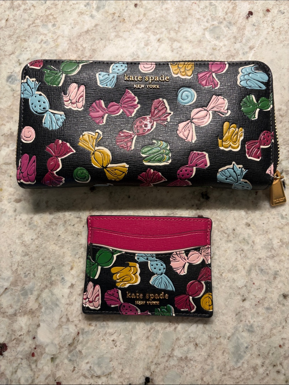 Kate Spade Morgan Assorted Candies Snap Wallet & Card Holder